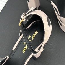 Saint Laurent /YSL圣罗兰26WF新品 波点鱼嘴防水台高跟凉鞋 波点肌理晕染复古调性 鱼嘴露趾衬足型纤细 Saint Laurent /YSL圣罗兰26WF新品 波点鱼嘴防水台高跟凉鞋 波点肌理晕染复古调性 鱼嘴露趾衬足型纤细