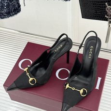 Gucci/古驰26WF新品Donna系列 马衔扣尖头高跟鞋凉鞋 经典马衔扣缀鞋面 尖头线条修饰纤细脚型 细跟拉长腿型比 Gucci/古驰26WF新品Donna系列 马衔扣尖头高跟鞋凉鞋 经典马衔扣缀鞋面 尖头线条修饰纤细脚型 细跟拉长腿型比