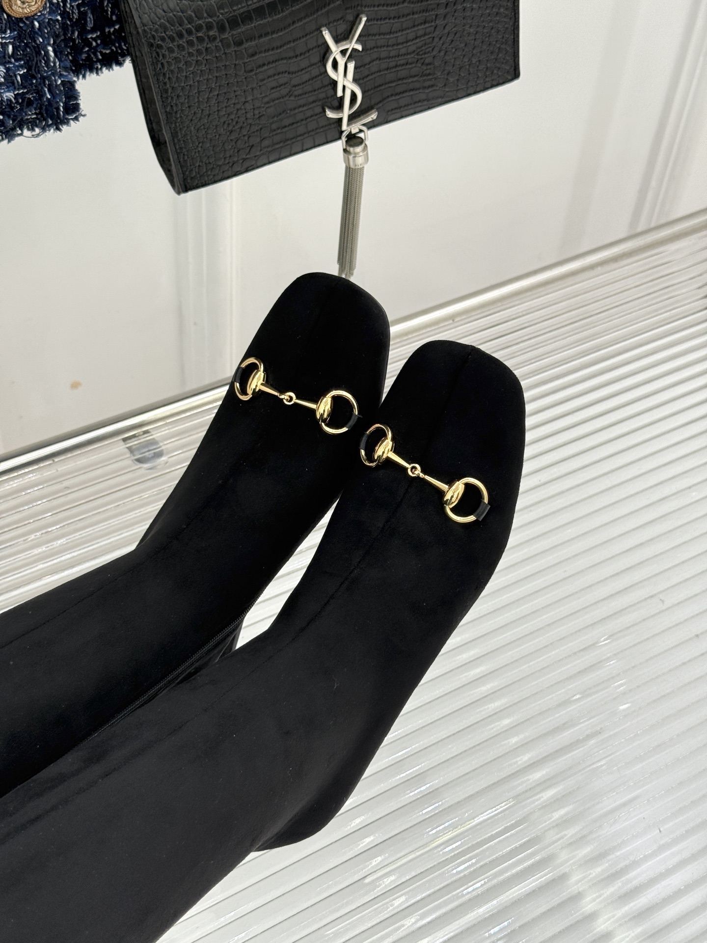 Gucci/古驰26WF新品马衔扣 方头粗跟弹力靴长靴 经典马衔扣续写典藏篇章 方头廓形显利落 粗跟稳妥衬出好比例 弹力 Gucci/古驰26WF新品马衔扣 方头粗跟弹力靴长靴 经典马衔扣续写典藏篇章 方头廓形显利落 粗跟稳妥衬出好比例 弹力
