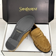 男码+40(配原版飞机盒) Saint Lauren*YSL圣罗兰26WF新品 YSL小logo情侣款乐福鞋半拖 标志性 男码+40(配原版飞机盒) Saint Lauren*YSL圣罗兰26WF新品 YSL小logo情侣款乐福鞋半拖 标志性