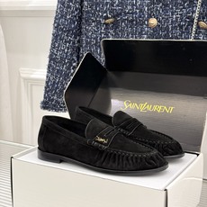 男码+40(配原版飞机盒) Saint Lauren*YSL圣罗兰26WF新品 YSL小logo情侣款乐福鞋半拖 标志性 男码+40(配原版飞机盒) Saint Lauren*YSL圣罗兰26WF新品 YSL小logo情侣款乐福鞋半拖 标志性