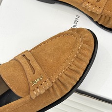 男码+40(配原版飞机盒) Saint Lauren*YSL圣罗兰26WF新品 YSL小logo情侣款乐福鞋半拖 标志性 男码+40(配原版飞机盒) Saint Lauren*YSL圣罗兰26WF新品 YSL小logo情侣款乐福鞋半拖 标志性