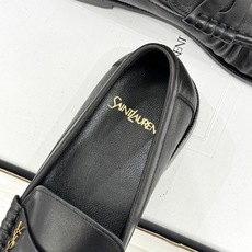 男码+40(配原版飞机盒) Saint Lauren*YSL圣罗兰26WF新品 YSL小logo情侣款乐福鞋半拖 标志性 男码+40(配原版飞机盒) Saint Lauren*YSL圣罗兰26WF新品 YSL小logo情侣款乐福鞋半拖 标志性