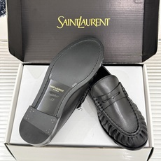 男码+40(配原版飞机盒) Saint Lauren*YSL圣罗兰26WF新品 YSL小logo情侣款乐福鞋半拖 标志性 男码+40(配原版飞机盒) Saint Lauren*YSL圣罗兰26WF新品 YSL小logo情侣款乐福鞋半拖 标志性