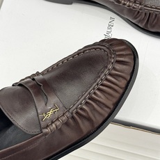 男码+40(配原版飞机盒) Saint Lauren*YSL圣罗兰26WF新品 YSL小logo情侣款乐福鞋半拖 标志性 男码+40(配原版飞机盒) Saint Lauren*YSL圣罗兰26WF新品 YSL小logo情侣款乐福鞋半拖 标志性