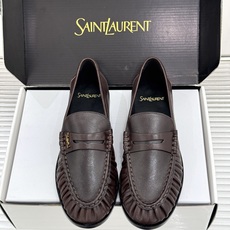 男码+40(配原版飞机盒) Saint Lauren*YSL圣罗兰26WF新品 YSL小logo情侣款乐福鞋半拖 标志性 男码+40(配原版飞机盒) Saint Lauren*YSL圣罗兰26WF新品 YSL小logo情侣款乐福鞋半拖 标志性