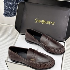 男码+40(配原版飞机盒) Saint Lauren*YSL圣罗兰26WF新品 YSL小logo情侣款乐福鞋半拖 标志性 男码+40(配原版飞机盒) Saint Lauren*YSL圣罗兰26WF新品 YSL小logo情侣款乐福鞋半拖 标志性