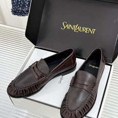 男码+40(配原版飞机盒) Saint Lauren*YSL圣罗兰26WF新品 YSL小logo情侣款乐福鞋半拖 标志性 男码+40(配原版飞机盒) Saint Lauren*YSL圣罗兰26WF新品 YSL小logo情侣款乐福鞋半拖 标志性