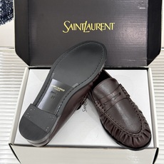 男码+40(配原版飞机盒) Saint Lauren*YSL圣罗兰26WF新品 YSL小logo情侣款乐福鞋半拖 标志性 男码+40(配原版飞机盒) Saint Lauren*YSL圣罗兰26WF新品 YSL小logo情侣款乐福鞋半拖 标志性