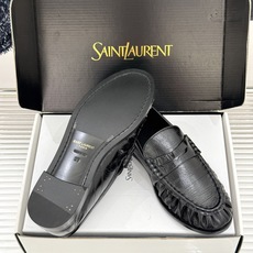 男码+40(配原版飞机盒) Saint Lauren*YSL圣罗兰26WF新品 YSL小logo情侣款乐福鞋半拖 标志性 男码+40(配原版飞机盒) Saint Lauren*YSL圣罗兰26WF新品 YSL小logo情侣款乐福鞋半拖 标志性