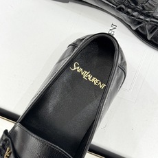 男码+40(配原版飞机盒) Saint Lauren*YSL圣罗兰26WF新品 YSL小logo情侣款乐福鞋半拖 标志性 男码+40(配原版飞机盒) Saint Lauren*YSL圣罗兰26WF新品 YSL小logo情侣款乐福鞋半拖 标志性
