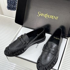 男码+40(配原版飞机盒) Saint Lauren*YSL圣罗兰26WF新品 YSL小logo情侣款乐福鞋半拖 标志性 男码+40(配原版飞机盒) Saint Lauren*YSL圣罗兰26WF新品 YSL小logo情侣款乐福鞋半拖 标志性