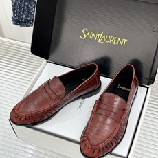 男码+40(配原版飞机盒) Saint Lauren*YSL圣罗兰26WF新品 YSL小logo情侣款乐福鞋半拖 标志性 男码+40(配原版飞机盒) Saint Lauren*YSL圣罗兰26WF新品 YSL小logo情侣款乐福鞋半拖 标志性