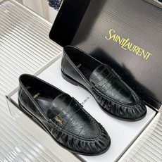 男码+40(配原版飞机盒) Saint Lauren*YSL圣罗兰26WF新品 YSL小logo情侣款乐福鞋半拖 标志性 男码+40(配原版飞机盒) Saint Lauren*YSL圣罗兰26WF新品 YSL小logo情侣款乐福鞋半拖 标志性