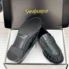 男码+40(配原版飞机盒) Saint Lauren*YSL圣罗兰26WF新品 YSL小logo情侣款乐福鞋半拖 标志性 男码+40(配原版飞机盒) Saint Lauren*YSL圣罗兰26WF新品 YSL小logo情侣款乐福鞋半拖 标志性