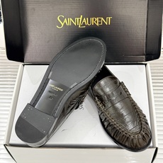 男码+40(配原版飞机盒) Saint Lauren*YSL圣罗兰26WF新品 YSL小logo情侣款乐福鞋半拖 标志性 男码+40(配原版飞机盒) Saint Lauren*YSL圣罗兰26WF新品 YSL小logo情侣款乐福鞋半拖 标志性