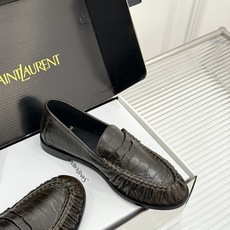 男码+40(配原版飞机盒) Saint Lauren*YSL圣罗兰26WF新品 YSL小logo情侣款乐福鞋半拖 标志性 男码+40(配原版飞机盒) Saint Lauren*YSL圣罗兰26WF新品 YSL小logo情侣款乐福鞋半拖 标志性