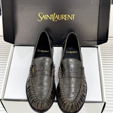 男码+40(配原版飞机盒) Saint Lauren*YSL圣罗兰26WF新品 YSL小logo情侣款乐福鞋半拖 标志性 男码+40(配原版飞机盒) Saint Lauren*YSL圣罗兰26WF新品 YSL小logo情侣款乐福鞋半拖 标志性