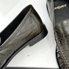 男码+40(配原版飞机盒) Saint Lauren*YSL圣罗兰26WF新品 YSL小logo情侣款乐福鞋半拖 标志性 男码+40(配原版飞机盒) Saint Lauren*YSL圣罗兰26WF新品 YSL小logo情侣款乐福鞋半拖 标志性