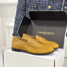 男码+40(配原版飞机盒) Saint Lauren*YSL圣罗兰26WF新品 YSL小logo情侣款乐福鞋半拖 标志性 男码+40(配原版飞机盒) Saint Lauren*YSL圣罗兰26WF新品 YSL小logo情侣款乐福鞋半拖 标志性
