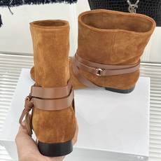 ISABEL MARANT/伊莎贝尔 26WF新品复古皮带扣短靴 秋冬造型点睛宝藏靴款 小众设计不易与人撞款 哑光绒面自 ISABEL MARANT/伊莎贝尔 26WF新品复古皮带扣短靴 秋冬造型点睛宝藏靴款 小众设计不易与人撞款 哑光绒面自