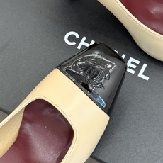 CHANE*|小香26B新品双C 拼色复古方头粗跟高跟鞋 双C徽标尽显精致质感 复古方头柔化脚型线条 粗跟稳妥好走不累脚 CHANE*|小香26B新品双C 拼色复古方头粗跟高跟鞋 双C徽标尽显精致质感 复古方头柔化脚型线条 粗跟稳妥好走不累脚