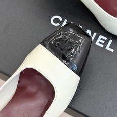 CHANE*|小香26B新品双C 拼色复古方头粗跟高跟鞋 双C徽标尽显精致质感 复古方头柔化脚型线条 粗跟稳妥好走不累脚 CHANE*|小香26B新品双C 拼色复古方头粗跟高跟鞋 双C徽标尽显精致质感 复古方头柔化脚型线条 粗跟稳妥好走不累脚