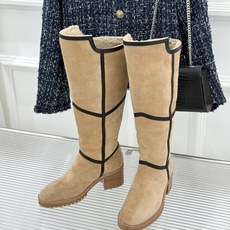 Hermès/爱马仕26WF新品 两穿翻折粗跟雪地靴 翻折两穿解锁双重风格 粗跟稳当久走不累脚 羊羔毛内里锁温超保暖 细 Hermès/爱马仕26WF新品 两穿翻折粗跟雪地靴 翻折两穿解锁双重风格 粗跟稳当久走不累脚 羊羔毛内里锁温超保暖 细