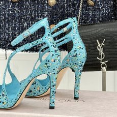 Jimmy Choo/吉米周经典水钻 渐变色露趾鱼嘴高跟凉鞋婚鞋 这款鞋真是婚鞋天花板 水钻渐变超闪耀 鱼嘴露趾衬脚纤细 Jimmy Choo/吉米周经典水钻 渐变色露趾鱼嘴高跟凉鞋婚鞋 这款鞋真是婚鞋天花板 水钻渐变超闪耀 鱼嘴露趾衬脚纤细