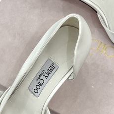 Jimmy Choo/吉米周26WF新品 尖头蝴蝶结侧空高跟凉鞋 缎面蝴蝶结柔润有光泽 侧空设计显脚纤瘦 细跟稳当显腿长 Jimmy Choo/吉米周26WF新品 尖头蝴蝶结侧空高跟凉鞋 缎面蝴蝶结柔润有光泽 侧空设计显脚纤瘦 细跟稳当显腿长