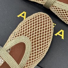 原版盒+10 ALAÏA /阿莱雅 26WF新品 镂空网面平底玛丽珍鞋 网面镂空平底玛丽珍鞋 精致网格通透又轻盈 绒面锁 原版盒+10 ALAÏA /阿莱雅 26WF新品 镂空网面平底玛丽珍鞋 网面镂空平底玛丽珍鞋 精致网格通透又轻盈 绒面锁