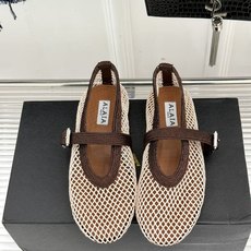 原版盒+10 ALAÏA /阿莱雅 26WF新品 镂空网面平底玛丽珍鞋 网面镂空平底玛丽珍鞋 精致网格通透又轻盈 绒面锁 原版盒+10 ALAÏA /阿莱雅 26WF新品 镂空网面平底玛丽珍鞋 网面镂空平底玛丽珍鞋 精致网格通透又轻盈 绒面锁