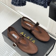 原版盒+10 ALAÏA /阿莱雅 26WF新品 镂空网面平底玛丽珍鞋 网面镂空平底玛丽珍鞋 精致网格通透又轻盈 绒面锁 原版盒+10 ALAÏA /阿莱雅 26WF新品 镂空网面平底玛丽珍鞋 网面镂空平底玛丽珍鞋 精致网格通透又轻盈 绒面锁