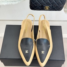 CHANE*|小香26B新品双C 拼色尖头平底凉鞋单鞋 撞色鞋头勾勒复古意趣 鞋头压印经典双C标识 羊皮质感温润又细腻 CHANE*|小香26B新品双C 拼色尖头平底凉鞋单鞋 撞色鞋头勾勒复古意趣 鞋头压印经典双C标识 羊皮质感温润又细腻