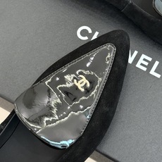 CHANE*|小香26B新品双C 拼色尖头平底凉鞋单鞋 撞色鞋头勾勒复古意趣 鞋头压印经典双C标识 羊皮质感温润又细腻 CHANE*|小香26B新品双C 拼色尖头平底凉鞋单鞋 撞色鞋头勾勒复古意趣 鞋头压印经典双C标识 羊皮质感温润又细腻