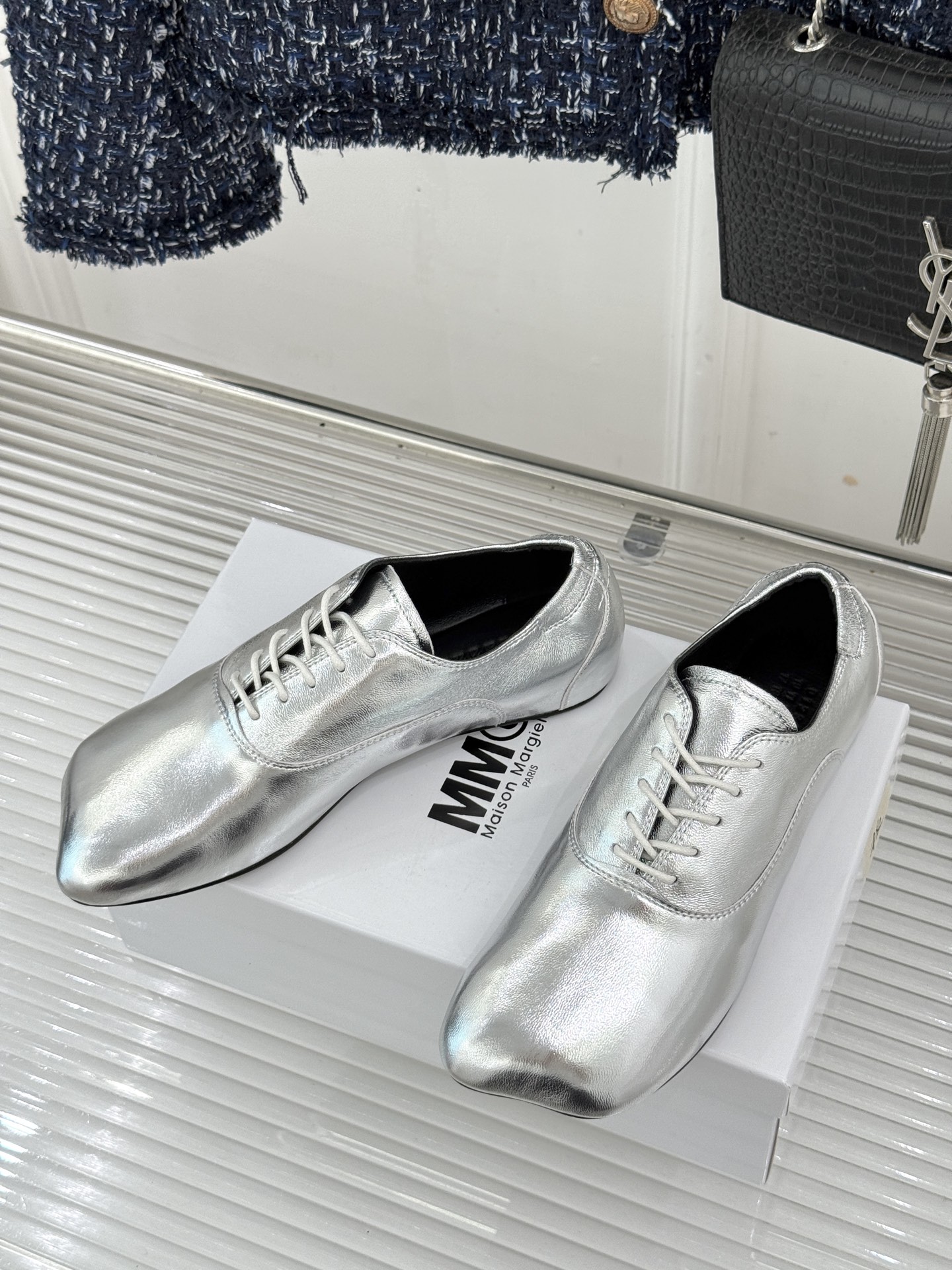 MaisonMargiela|MM6马吉拉 苹果头平底系带芭蕾舞小皮鞋 鞋柜必备宝藏单鞋 系带小羊皮质感超绝 圆头软乎乎 MaisonMargiela|MM6马吉拉 苹果头平底系带芭蕾舞小皮鞋 鞋柜必备宝藏单鞋 系带小羊皮质感超绝 圆头软乎乎