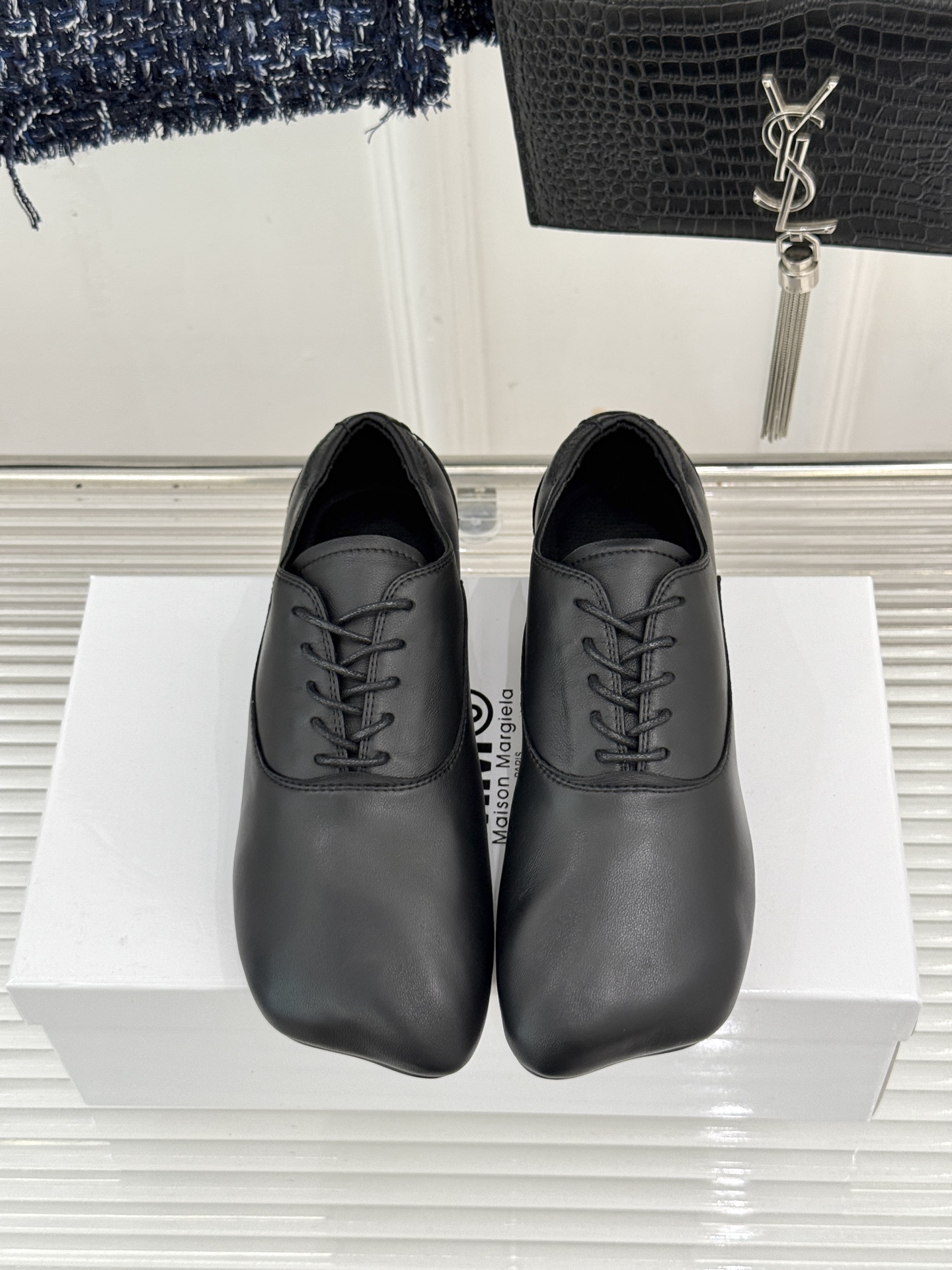 MaisonMargiela|MM6马吉拉 苹果头平底系带芭蕾舞小皮鞋 鞋柜必备宝藏单鞋 系带小羊皮质感超绝 圆头软乎乎 MaisonMargiela|MM6马吉拉 苹果头平底系带芭蕾舞小皮鞋 鞋柜必备宝藏单鞋 系带小羊皮质感超绝 圆头软乎乎