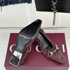 Gucci/古驰26WF新品马衔扣 小方头高跟凉鞋单鞋 金属马衔扣自带辨识度 小方头利落修饰脚型 小高跟稳当不累脚 包头 Gucci/古驰26WF新品马衔扣 小方头高跟凉鞋单鞋 金属马衔扣自带辨识度 小方头利落修饰脚型 小高跟稳当不累脚 包头