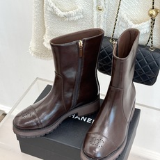 CHANE*|小香26B新品极简 双C侧拉链粗跟短靴长靴 鞋头双C暗藏高级感 侧拉链穿脱超省心 粗跟稳当走路完全不累 小 CHANE*|小香26B新品极简 双C侧拉链粗跟短靴长靴 鞋头双C暗藏高级感 侧拉链穿脱超省心 粗跟稳当走路完全不累 小