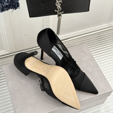 Jimmy Choo/吉米周26WF新品 网纱尖头侧空细跟高跟鞋婚鞋 网纱晕开柔雾光晕 尖头剪裁利落显腿修长 侧空衬得脚 Jimmy Choo/吉米周26WF新品 网纱尖头侧空细跟高跟鞋婚鞋 网纱晕开柔雾光晕 尖头剪裁利落显腿修长 侧空衬得脚