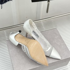 Jimmy Choo/吉米周26WF新品 网纱尖头侧空细跟高跟鞋婚鞋 网纱晕开柔雾光晕 尖头剪裁利落显腿修长 侧空衬得脚 Jimmy Choo/吉米周26WF新品 网纱尖头侧空细跟高跟鞋婚鞋 网纱晕开柔雾光晕 尖头剪裁利落显腿修长 侧空衬得脚