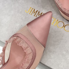 Jimmy Choo/吉米周26WF新品 网纱尖头侧空细跟高跟鞋婚鞋 网纱晕开柔雾光晕 尖头剪裁利落显腿修长 侧空衬得脚 Jimmy Choo/吉米周26WF新品 网纱尖头侧空细跟高跟鞋婚鞋 网纱晕开柔雾光晕 尖头剪裁利落显腿修长 侧空衬得脚