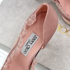 Jimmy Choo/吉米周26WF新品 网纱尖头侧空细跟高跟鞋婚鞋 网纱晕开柔雾光晕 尖头剪裁利落显腿修长 侧空衬得脚 Jimmy Choo/吉米周26WF新品 网纱尖头侧空细跟高跟鞋婚鞋 网纱晕开柔雾光晕 尖头剪裁利落显腿修长 侧空衬得脚