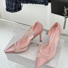 Jimmy Choo/吉米周26WF新品 网纱尖头侧空细跟高跟鞋婚鞋 网纱晕开柔雾光晕 尖头剪裁利落显腿修长 侧空衬得脚 Jimmy Choo/吉米周26WF新品 网纱尖头侧空细跟高跟鞋婚鞋 网纱晕开柔雾光晕 尖头剪裁利落显腿修长 侧空衬得脚