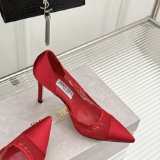 Jimmy Choo/吉米周26WF新品 蕾丝尖头侧空细跟高跟鞋婚鞋 蕾丝漫着柔雾光晕 尖头利落拉长腿部线 侧空衬得脚踝 Jimmy Choo/吉米周26WF新品 蕾丝尖头侧空细跟高跟鞋婚鞋 蕾丝漫着柔雾光晕 尖头利落拉长腿部线 侧空衬得脚踝