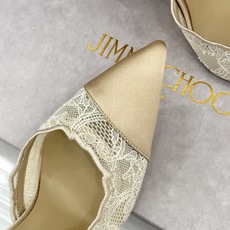 Jimmy Choo/吉米周26WF新品 蕾丝尖头侧空细跟高跟鞋婚鞋 蕾丝漫着柔雾光晕 尖头利落拉长腿部线 侧空衬得脚踝 Jimmy Choo/吉米周26WF新品 蕾丝尖头侧空细跟高跟鞋婚鞋 蕾丝漫着柔雾光晕 尖头利落拉长腿部线 侧空衬得脚踝