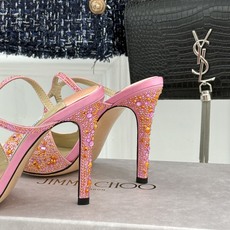 Jimmy Choo/吉米周经典水钻 渐变色露趾鱼嘴高跟鞋婚鞋 这款鞋真是婚鞋天花板 水钻渐变超闪耀 鱼嘴露趾衬脚纤细 Jimmy Choo/吉米周经典水钻 渐变色露趾鱼嘴高跟鞋婚鞋 这款鞋真是婚鞋天花板 水钻渐变超闪耀 鱼嘴露趾衬脚纤细
