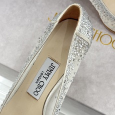 Jimmy Choo/吉米周26WF新品 网纱水钻侧空细跟高跟鞋婚鞋 网纱晕开朦胧柔光 水钻渐变随步摇曳 侧空衬得脚踝纤 Jimmy Choo/吉米周26WF新品 网纱水钻侧空细跟高跟鞋婚鞋 网纱晕开朦胧柔光 水钻渐变随步摇曳 侧空衬得脚踝纤