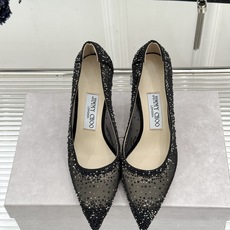 Jimmy Choo/吉米周26WF新品 网纱水钻侧空细跟高跟鞋婚鞋 网纱晕开朦胧柔光 水钻渐变随步摇曳 侧空衬得脚踝纤 Jimmy Choo/吉米周26WF新品 网纱水钻侧空细跟高跟鞋婚鞋 网纱晕开朦胧柔光 水钻渐变随步摇曳 侧空衬得脚踝纤