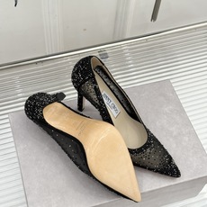 Jimmy Choo/吉米周26WF新品 网纱水钻侧空细跟高跟鞋婚鞋 网纱晕开朦胧柔光 水钻渐变随步摇曳 侧空衬得脚踝纤 Jimmy Choo/吉米周26WF新品 网纱水钻侧空细跟高跟鞋婚鞋 网纱晕开朦胧柔光 水钻渐变随步摇曳 侧空衬得脚踝纤